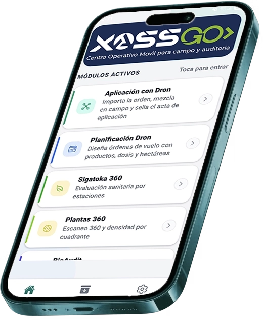 XG app on iPhone
